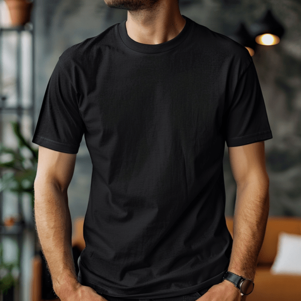 custom black t shirt blank