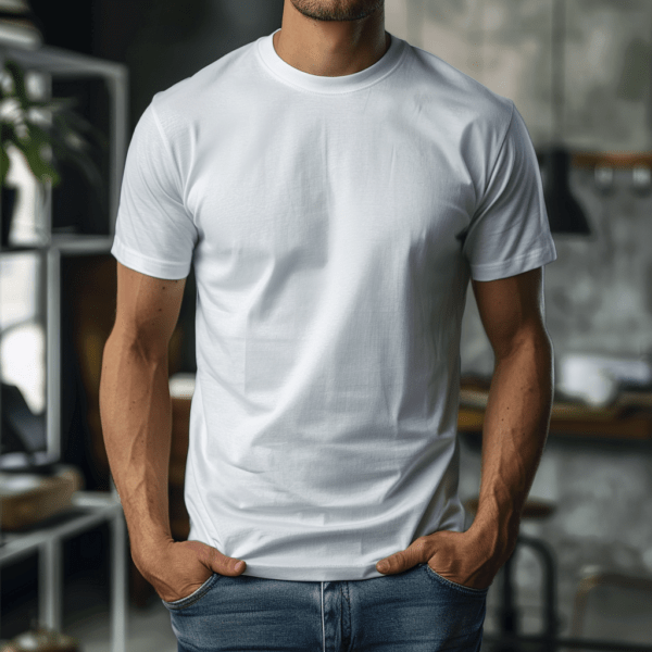 custom white t shirt blank